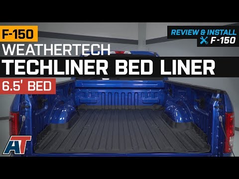 2015-2019 F150 Weathertech TechLiner Black Bed Liner w/ 6.5' Bed Review & Install