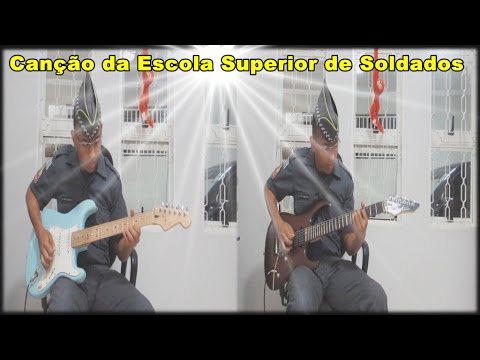 Canção da Escola Superior de Soldados - Na Guitarra (COM LEGENDA)