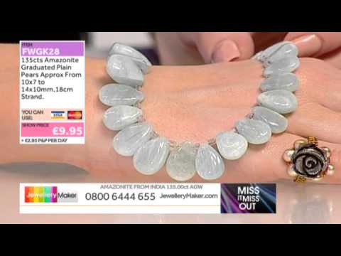 JewelleryMaker LIVE (MIMO) 15/02/14 Blue Labradorite and Diamonds