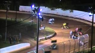 preview picture of video 'Port Royal Speedway 410 Sprint Car Highlights 5-19-12'