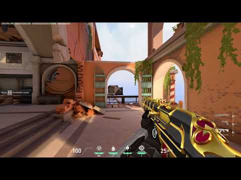 Demonstration of first bullet inconsistency in VALORANT
