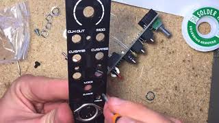 Video thumbnail for Erica Synths DIY Bundle II Part 3 : Modulator, Midi-CV, Polivoks VCA, Output. by Synth Diy Guy