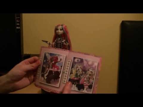 CuteanimefiguresTV Monster High Ghoul's Night Out  Rochelle Goyle Review