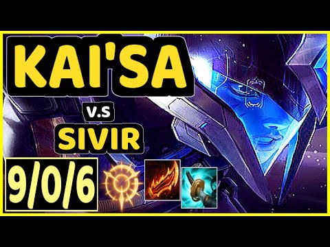 CHRISBERG (KAI'SA) vs SIVIR - 9/0/6 KDA BOTTOM ADC CHALLENGER GAMEPLAY - EUW