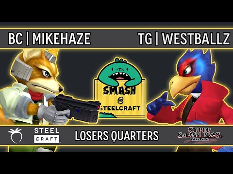 SteelCraft GG - beastcoast | MikeHaze (Fox) VS TG | Westballz (Falco) - SSBM - Losers Quarters