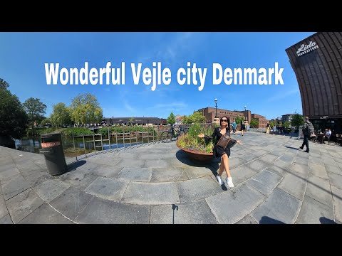 Nice Place to visit Vejle Walking Street ~ Travel video