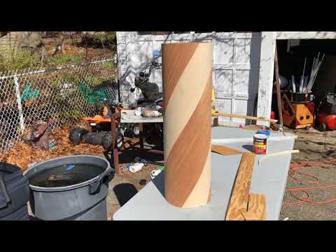 8in f3.5 tube with 2 tone Wood Veneer