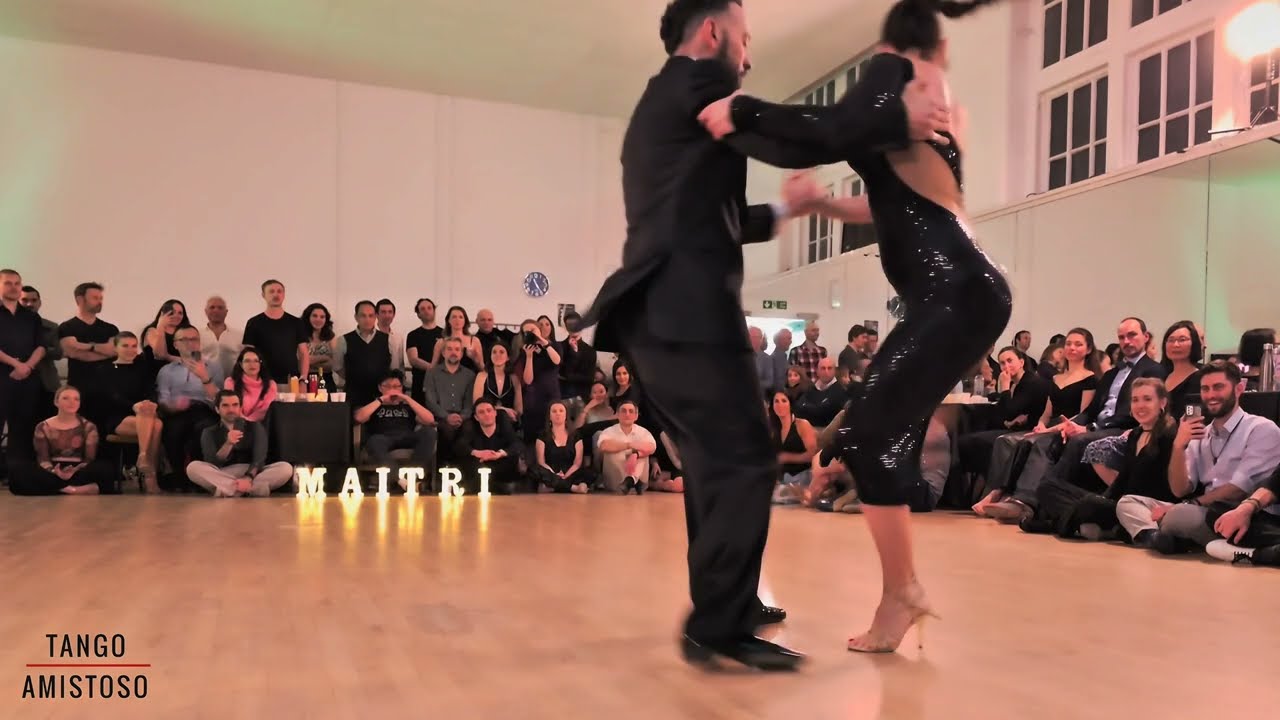 Loukas Balokas and Georgia Priskou, Valsecito Criollo - Juan D'Arienzo, Milonga Maitri 2025 (2/5)