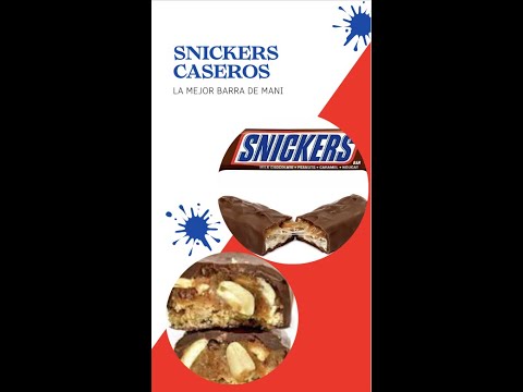 #FelizPrimavera SNICKER CASERO en solo 2 pasos RECETA Completa e Ingredientes en mi Canal de YouTube