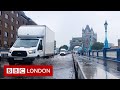 Tower Bridge Flooded After Heavy Rain