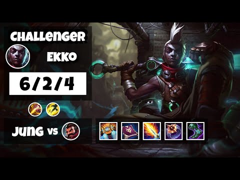 Ekko vs Graves TURKISH Challenger JUNGLE (6/2/4) - v11.18