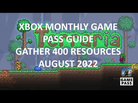 Terraria Monthly Xbox Game Pass Guide - Gather 400 Resources