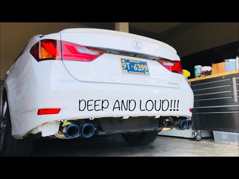 The sound of APEXi N1-X Evolution Exhaust system on the Lexus GS350 F Sport!