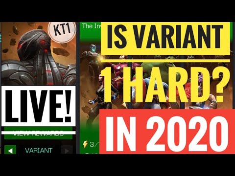 Variant 1 - Ultron's Assault! Itemless?! Final 2 Paths! MCOC Stream!