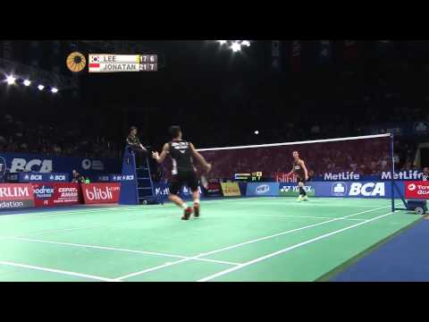 BCA Indonesia Open 2015 | Badminton R16 M4-MS | Lee Hyun II vs Christie Jonatan