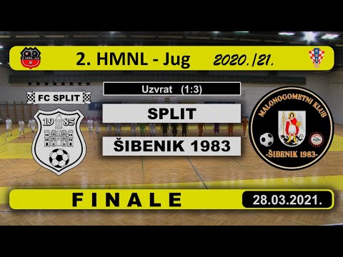 2. HMNL Jug, F.: SPLIT - ŠIBENIK 1983  3:3, 28.03.2021.