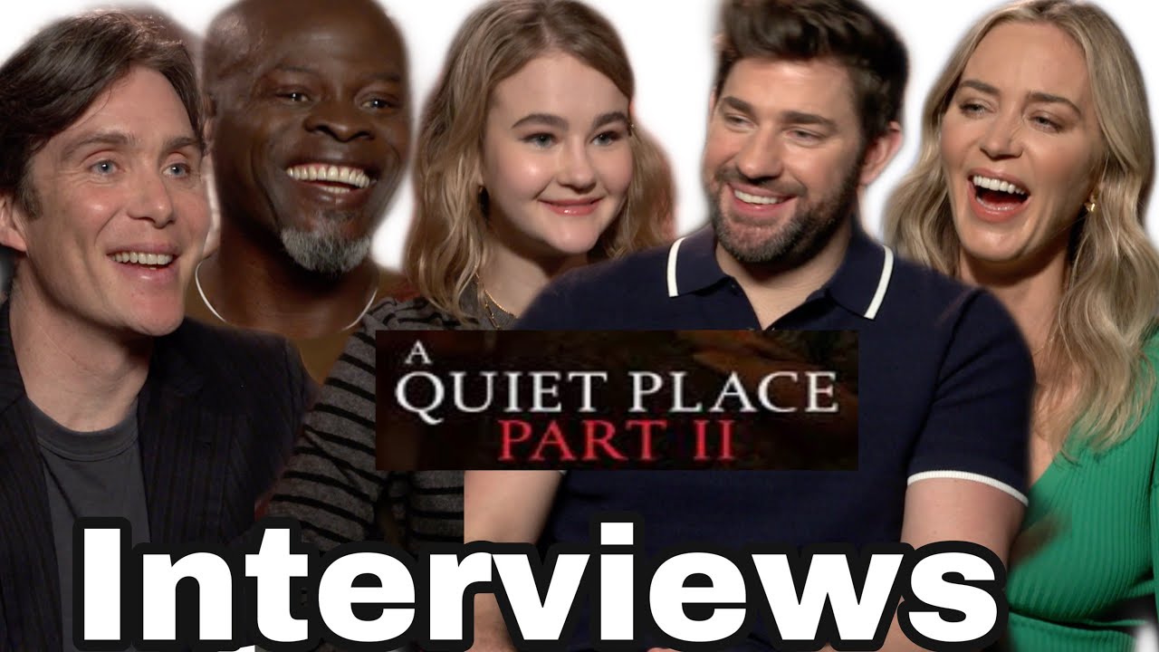 A Quiet Place Part II Cast Interviews