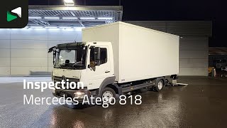 Mercedes-Benz Atego 818 4X2 8 tonner Automatic 1000kg Ladebordwand Euro 6 box truck for sale - Image 4 | Autoline SG Mercedes-Benz Atego 818 4X2 8 tonner Automatic 1000kg Ladebordwand Euro 6 box truck | Image 4 - Autoline