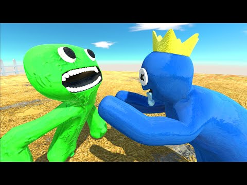 1vs1 Rainbow Friends Blue VS Jumbo Josh - Animal Revolt Battle Simulator