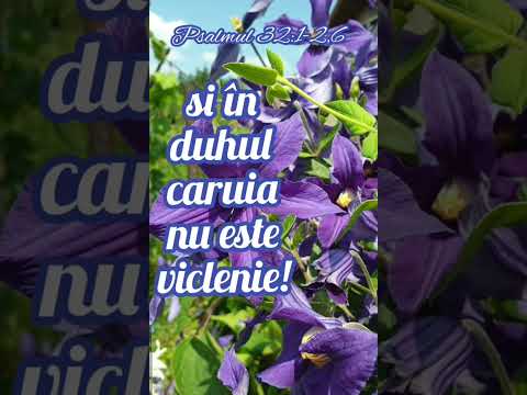 Psalmul 32:1-2, 6 Voce Marcel Iures #biblia #psalm #suflet #dumnezeu