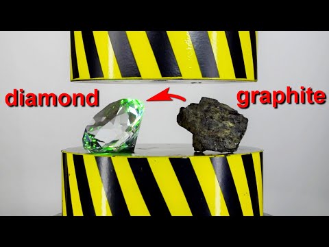 500 TON HYDRAULIC PRESS CREATES DIAMOND FROM COAL