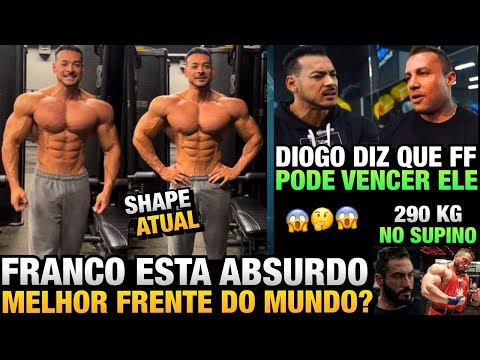 FRANCO MOSTRA SHAPE ATUAL ABSURDO e DIOGO DIZ QUE FF PODE VENCÊ-LO + NINJA E MAIS