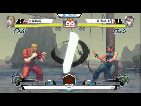 USF4 EVO 2015 BJ unchained (CODY) vs Valmaster (CHUN-LI)