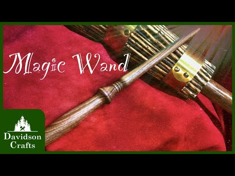Making a Magic Wand - Woodturning Project | Davidson Crafts