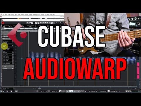 How to use Cubase audio warp to tighten up a bass track!!