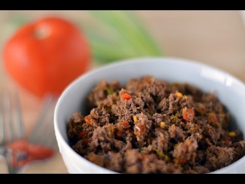 COLOMBIAN CARNE EN POLVO | How To Make Colombian Ground Beef | SyS