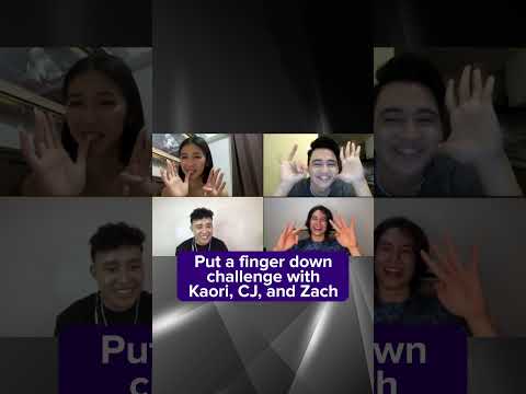 Put A Finger Down Challenge with Kaori, CJ & Zach Shorts