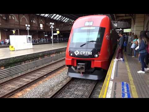 Trem para o Aeroporto Internacional de São Paulo (da estação Luz) - Viagem completa Linha 13 Jade CPTM