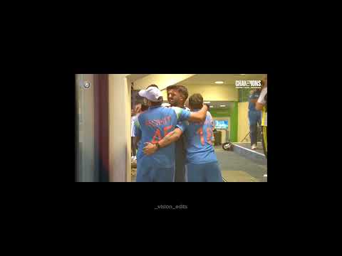 Manzar Hai Ye Naya🏆🇮🇳🥹 #icc#indiancricketteam#bcci #rohitsharma#viratkohli #championstrophy