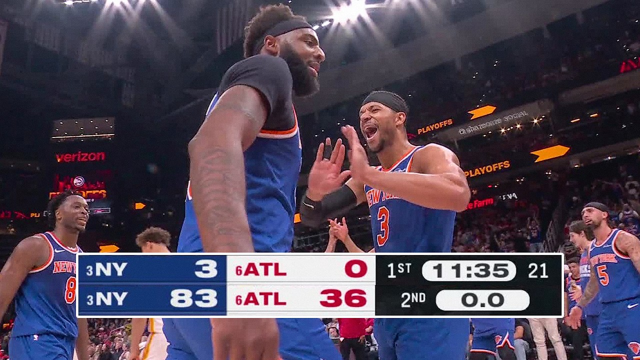 #3 Knicks HISTORIC First-Half DOMINATION vs #6 Hawks | April 30, 2026
