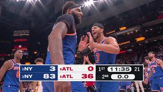 Jalen Brunson - New York Knicks - Atlanta Hawks