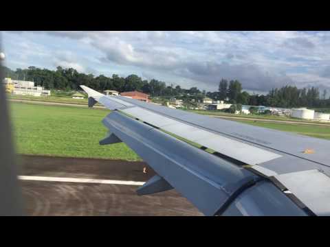 Airbus A319 Royal Brunei Landing at Brunei WBSB