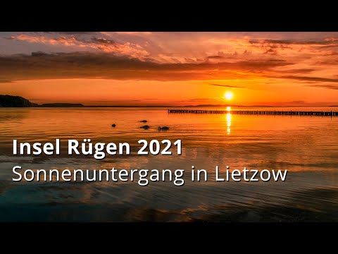 Insel Rügen: Sonnenuntergang in Lietzow