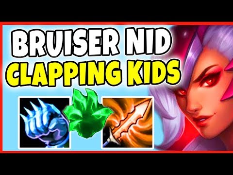 Bruiser Nidalee Top Vs Riven! SHE RAGEQUIT! - League of Legends