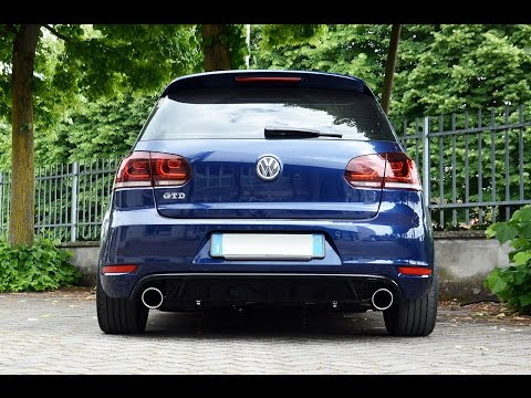 Golf Mk6 GTD / TDI AWESOME SOUND with straight pipes by Supersprint