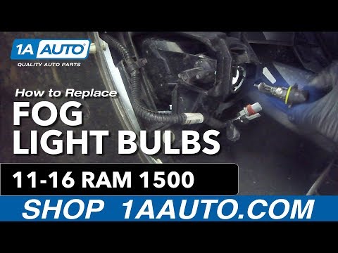 How to Replace Fog Light Bulbs 09-18 Ram 1500