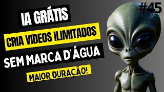 COMO CRIAR VIDEOS LONGOS GRÁTIS ILIMITADOS FULL HD COM INTELIGÊNCIA ARTIFICIAL SEM MARCA DÁGUA