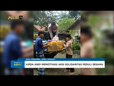 KISAH INSPIRATIF AIPDA ANDI YANG MELAKUKAN BAKTI SOSIAL DARI PASAR KARANGANYAR KE PESANTREN