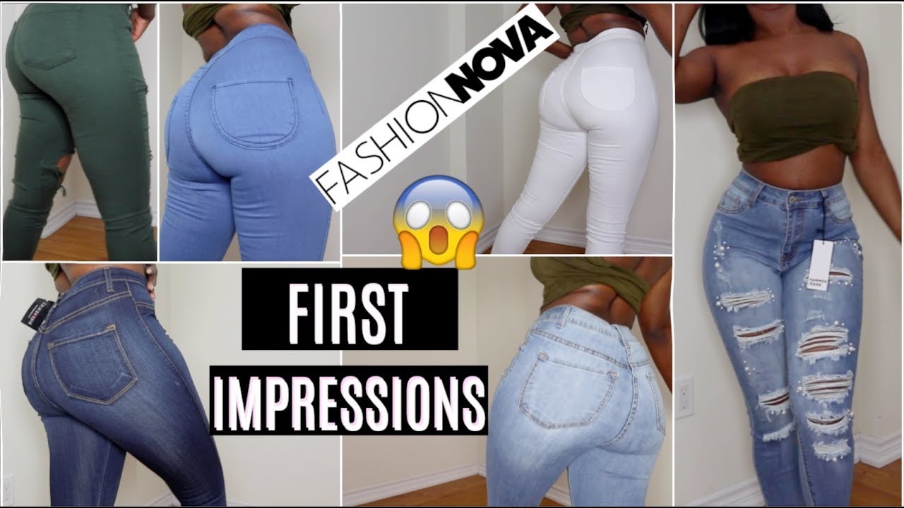I TRIED FASHION NOVA JEANS FOR THE FIRST TIME! || PERFECT JEANS FOR SLIM THICK GIRLS OR NAH?!