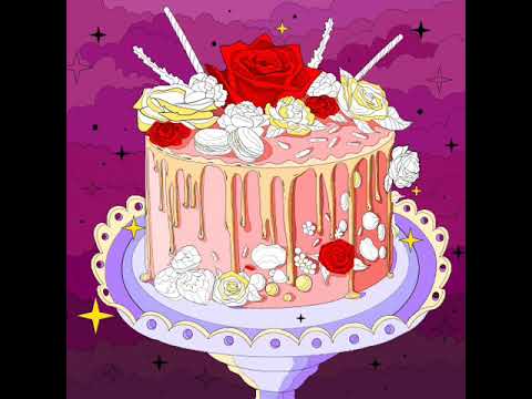colouring page paint by number beautiful cake