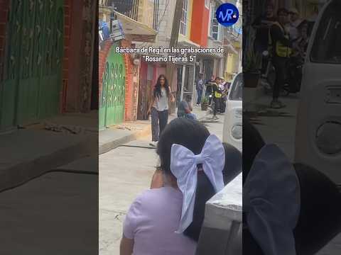Bárbara de Regil en las grabaciones de la 5 temporada de #RosarioTijeras  🎬  #Shorts