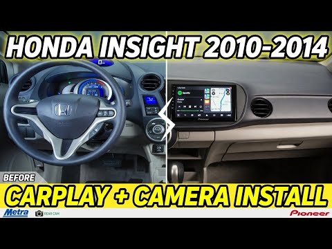 2010-2014 Honda Insight How to remove radio Apple carplay android auto Metra kit reverse camera