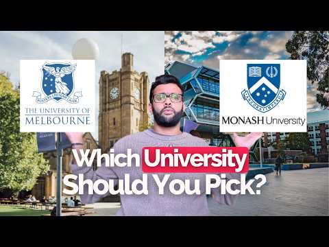 MONASH vs MELBOURNE - The BEST MELBOURNE UNI In 2025/2026