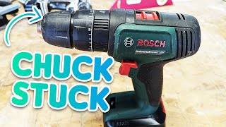 Bosch Drill Chuck Stuck Open