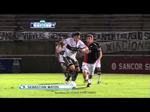 Gol Sebastián Matos. Colón 0 Platense 1. Copa Argentina 2012/2013. 24avos. Fútbol para Todos