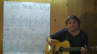 Fingerstyle Guitar Lesson #250: VAN DIEMEN'S LAND (U2)